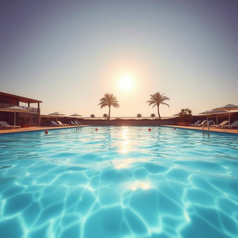 Locación exterior con piscina